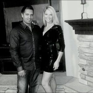 Black sequin cocktail dress